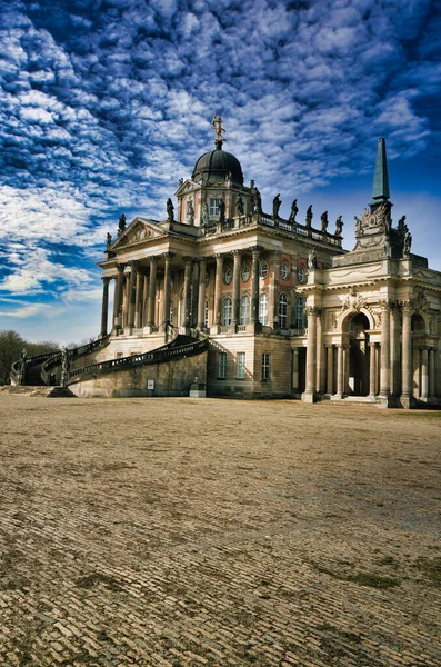 Großaufnahme Eines Gebäudes Park Sanssouci Potsdam — Stockfoto
