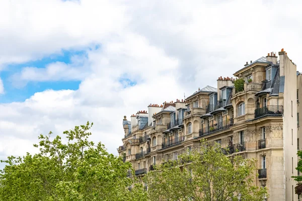Paris Belos Edifícios Vista Coulee Verte Rene Dumont Distrito Caminho — Fotografia de Stock