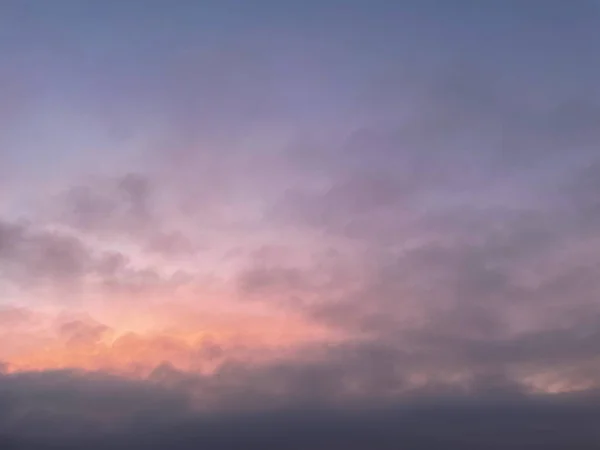 Pohled Krásný Modrý Růžový Západ Slunce Který Lze Použít Jako — Stock fotografie