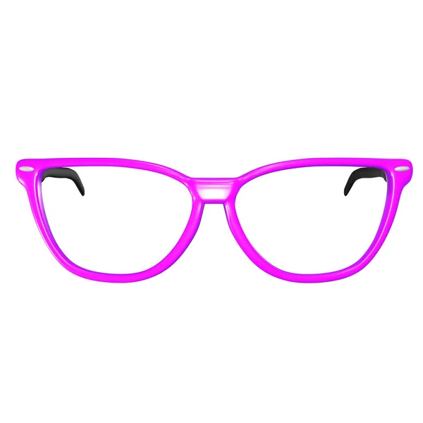白色背景的3D眼镜 — 图库照片