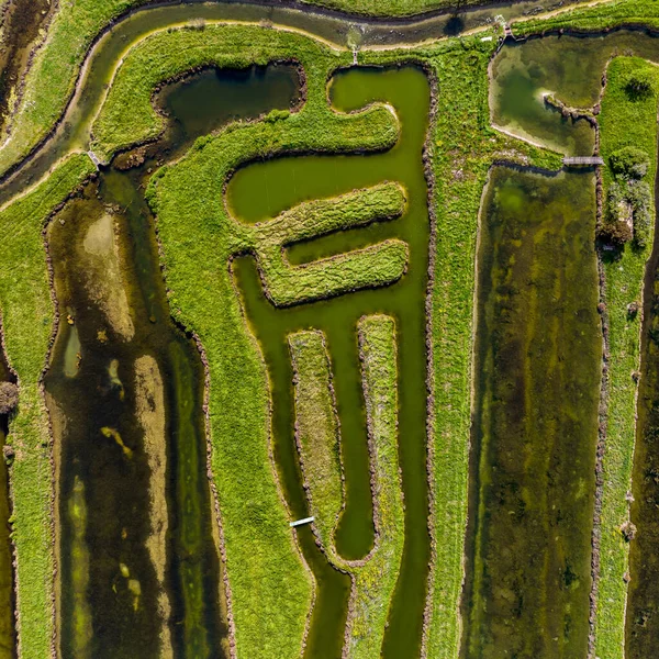 Aerial View Green Landscape France — Stock Photo, Image