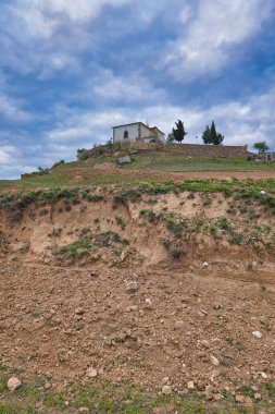 Cuenca 'nın La Ventosa' sında bir manzara, Kastilya-La Mancha, İspanya