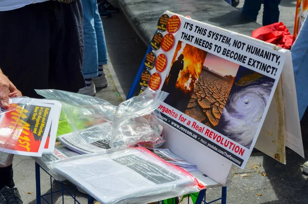 Los Activistas Rebelión Extinción Protestan Por Justicia Climática Ciudad Nueva — Foto de Stock