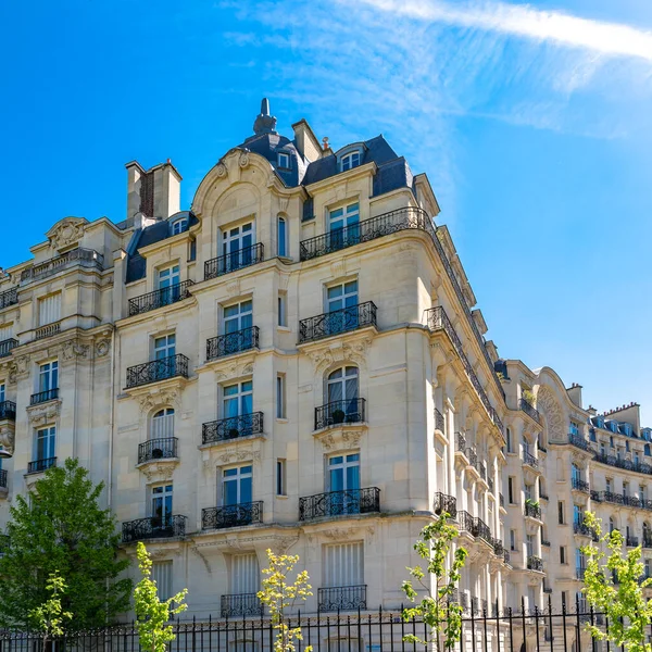 Paris Schöne Gebäude Arrondissement Boulevard Beausejour Ein Gehobenes Viertel — Stockfoto