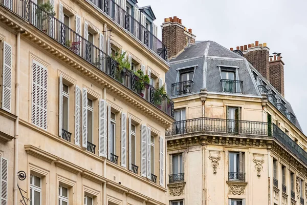 Παρίσι Όμορφο Κτίριο Στην Περιοχή Opera — Φωτογραφία Αρχείου