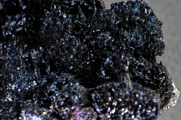 Primer Plano Minerales Color Azul Oscuro —  Fotos de Stock
