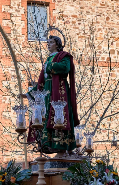 The Holy Week procession in the city of Astorga in Spain