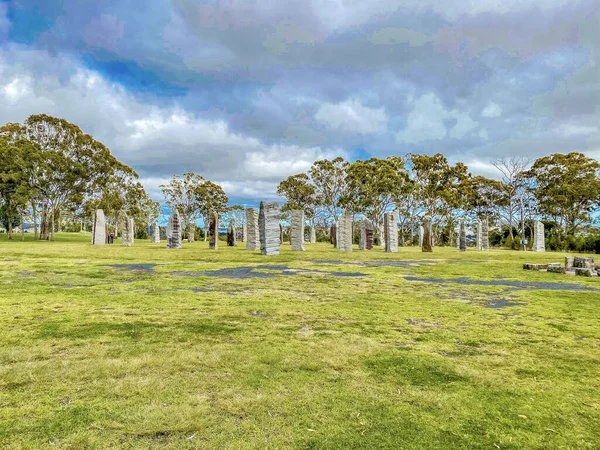 澳大利亚格伦 英尼斯的石碑 — 图库照片