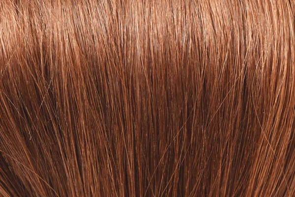 Closeup Shot Brown Red Hair Texture — Stock Photo, Image