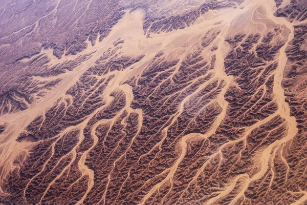 Madártávlatból Látni Sivatagi Homokot — Stock Fotó