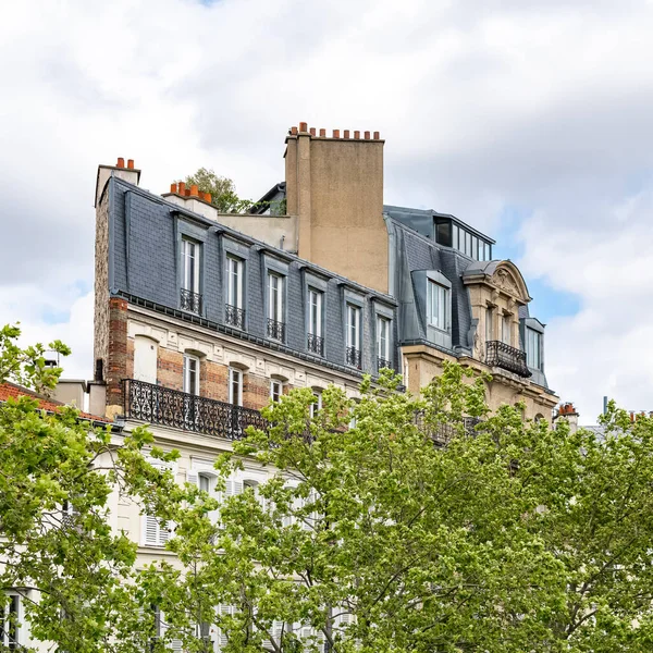 Paris Belos Edifícios Vista Coulee Verte Rene Dumont Distrito Caminho — Fotografia de Stock