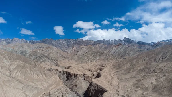 Aerial View Vast Canyon Curved Roads Logar Afghanistan — Stock Photo, Image