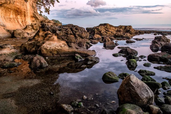 Красивый Пейзаж Ботанического Пляжа Хуан Фука Трейл Порт Ренфру Ванкувер — стоковое фото