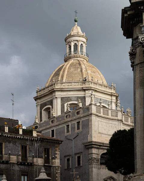 Beautiful Shot Catholic Church Catania Sicily — Stock Photo, Image