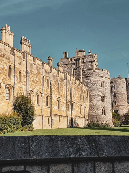 Plan Vertical Château Windsor Par Une Journée Ensoleillée Angleterre Royaume — Photo
