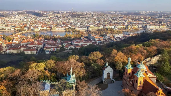 Une Belle Vue Sur Paysage Urbain Prague République Tchèque — Photo