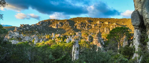 Une Belle Vue Panoramique Sur Attraction Touristique Moureze Languedoc France — Photo