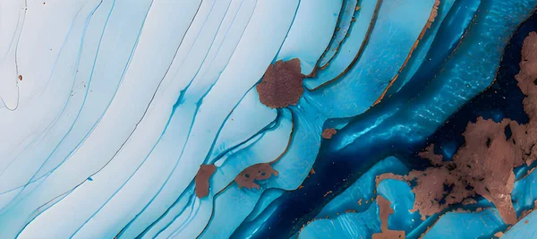 Eine Nahaufnahme Marmor Textur Hintergrund Mit Goldenen Detai — Stockfoto