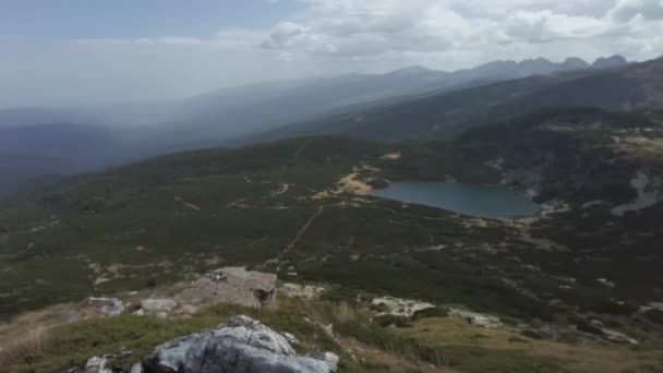 Panorama Rila Lakes Bulgária — Vídeo de Stock