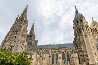Bayeux, Normandiya, tarihi merkezdeki katedral