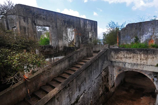 Porto Alegre Rio Grande Sul Brazilië Sep 2014 Ruïnes Gevangeniseiland — Stockfoto