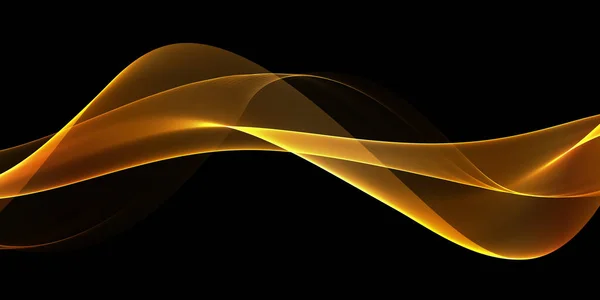Krásné Abstraktní Zlaté Vlny Pozadí Návrh Šablony — Stock fotografie