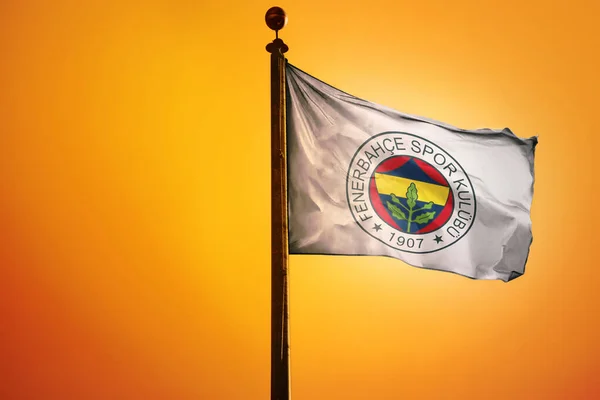 Bandeira Fenerbahce Turquia Sports Club — Fotografia de Stock