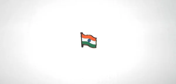 Beyaz Üzerine Izole Edilmiş Bir Kızılderili Bayrağı — Stok fotoğraf