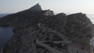 Sant Elm Luftaufnahmen Insel und Leuchtturm