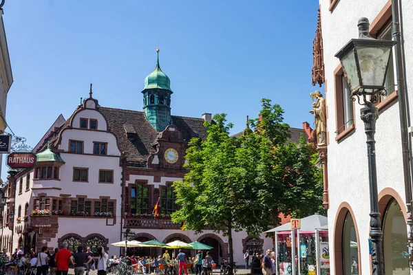 Neues Rathaus Borgmästarens Hus Historiska Byggnad Centrum — Stockfoto