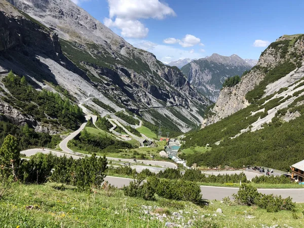 Scenic View Stelvio Pass Italy — Stock Photo, Image