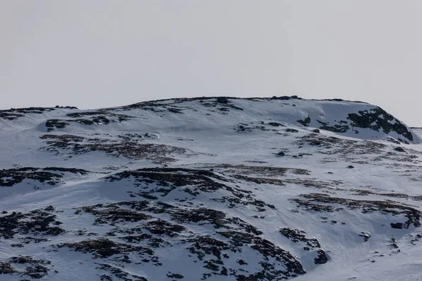 Dağın Karlı Yamacının Manzarası Hemsedal Norveç — Stok fotoğraf