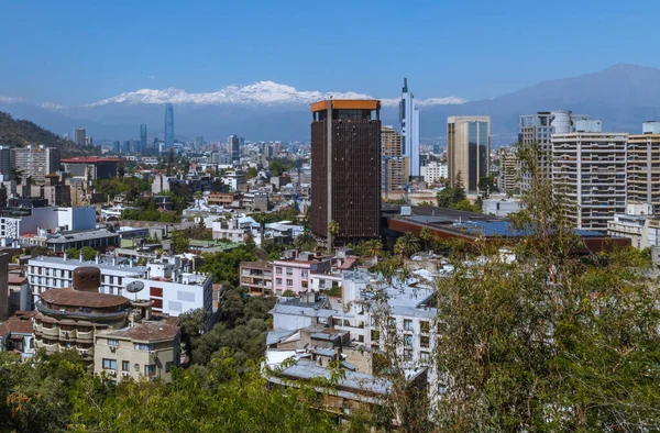 Вид Воздуха Горный Массив Андес Сантьяго Чили — стоковое фото