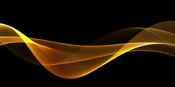 Piękne Abstrakcyjne Tło Złote Fale Konstrukcja Szablonu — Zdjęcie stockowe