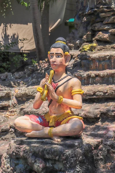 Een Standbeeld Wat Saen Suk Tempel Bang Saen Stad Chonburi — Stockfoto