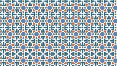 Bir Geometrik dikişsiz döngü animasyonu. Sonsuz video arkaplanı. Dikey yineleme.