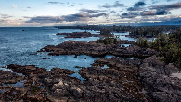 Ένα Όμορφο Τοπίο Του Wild Pacific Trail Ucluelet Καναδάς — Φωτογραφία Αρχείου