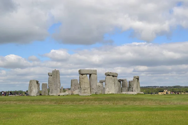 Une Vue Panoramique Monument Historique Stonehenge Dans Wiltshire Angleterre — Photo