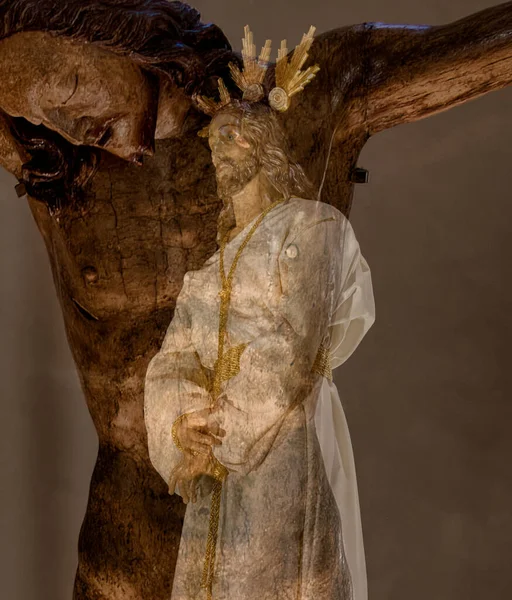 Lähikuva Patsas Jeesuksen Kristuksen Temppelissä — kuvapankkivalokuva