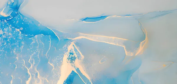 Яркий Фон Мраморной Текстурой Голубых Тонах — стоковое фото