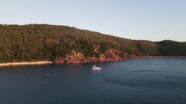 Queensland, Avustralya 'daki WhitSunday Adaları' nın hava görüntüleri.