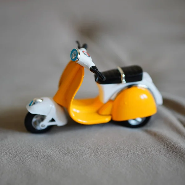 Italiano Vespa Marca Brinquedo Modelo Scooter — Fotografia de Stock