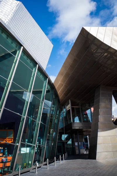 Manchester Wielka Brytania Kwietnia 2022 Budynek Teatru Lowry Salford Nabrzeża — Zdjęcie stockowe