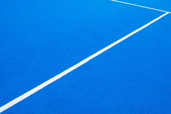 Vue Partielle Court Paddle Tennis Bleu — Photo