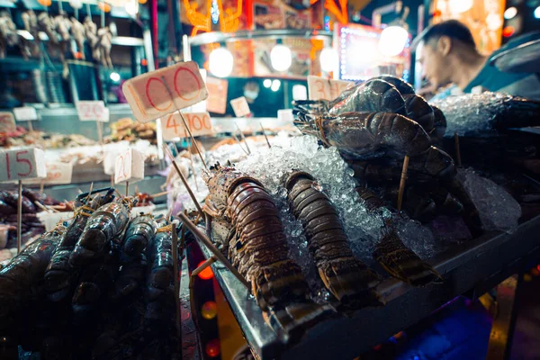 Stachelhummer Auf Einem Markt Kuala Lumpur Malaysia — Stockfoto