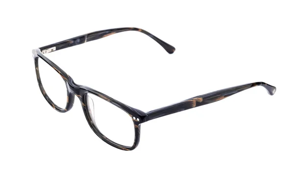 Een Mooie Opname Van Optische Brillen Een Witte Achtergrond — Stockfoto
