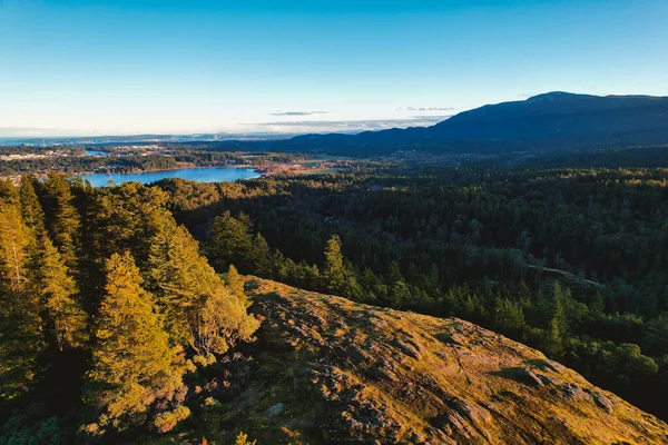 Die Lonetree Hill Hike Nanaimo British Columbia Vancouver Island Kanada — Stockfoto