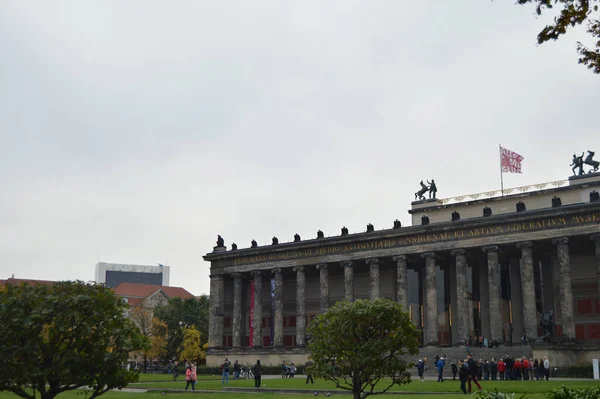 Altesmuseum Berlin Par Une Journée Sombre — Photo