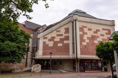 Freiburg, Almanya, Avrupa 'da bir alışveriş merkezinin girişi.