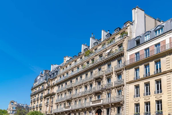 Paris Beaux Bâtiments Dans 16Ème Arrondissement Boulevard Beausejour Quartier Chic — Photo